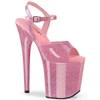 Pleaser - FLAMINGO809GP Sandale à bride à la cheville, Pole dance chaussures - Rose Product image